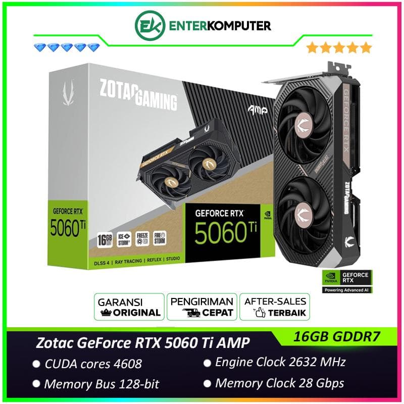 Zotac GeForce RTX 5060 Ti 16GB GDDR7 AMP - foto 1