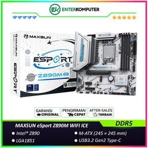 MAXSUN eSport Z890M WIFI ICE (LGA1851, Z890, DDR5, USB3.2 Gen2 Type-C, SATA3) - foto 1