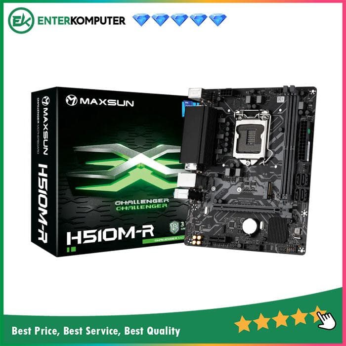 MAXSUN Challenger H510M-R (LGA1200, H510, DDR4, USB3.2, SATA3) - foto 1