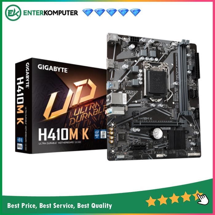 Gigabyte H410M K 2.0 (LGA1200, Q470, DDR4, USB3.2, SATA3) - foto 1