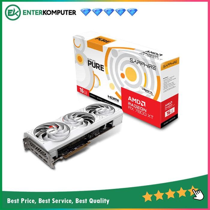 Sapphire PURE Radeon RX 7800 XT 16GB GDDR6 Gaming OC - foto 1