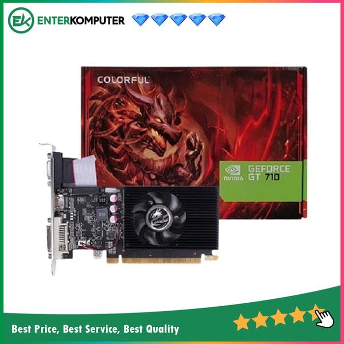 Colorful GeForce GT 710 2GB DDR3 - foto 1