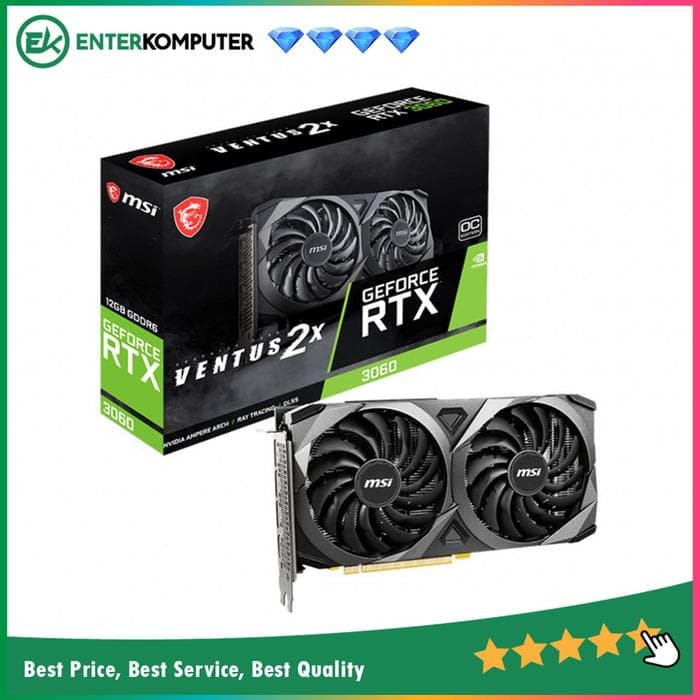 MSI GeForce RTX 3060 12GB GDDR6 - Ventus 2X OC - foto 1