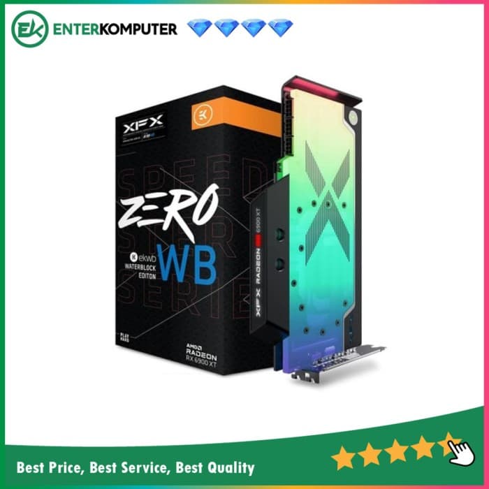 XFX Radeon RX 6900 XT RGB EKWB Waterblock 16GB DDR6 SPEEDSTER ZERO - RX-69XTAWBD9 - foto 1