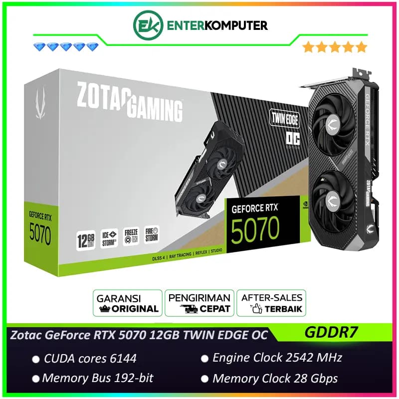 Zotac GeForce RTX 5070 12GB GDDR7 Twin Edge OC - foto 1