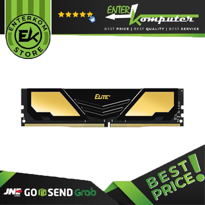 Team Elite Plus Black DDR4 PC25600 3200MHz 16GB (1x16GB) 22-22-22-52 - TPD416G3200HC2201 - foto 1