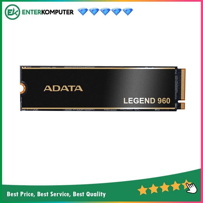 ADATA LEGEND 960 1TB NVME PCIe Gen4x4 - R 7400MB/S W 6000MB/S - ALEG-960-1TCS - foto 1