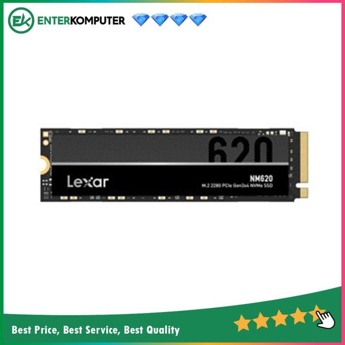 Lexar NM620 NVMe M.2 PCIe Gen3x4 512GB - LNM620X512G - foto 1
