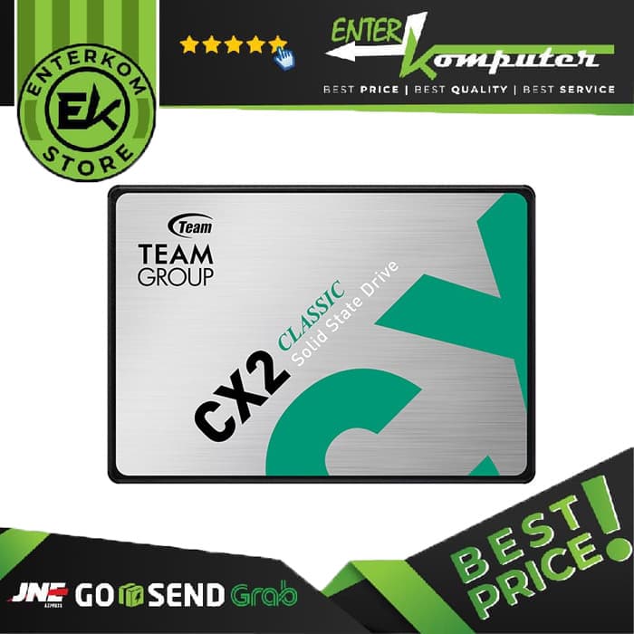Team CX2 SSD SATA 256GB - T253X6256G0C101 - R 520MB/s & W 430MB/s - foto 1