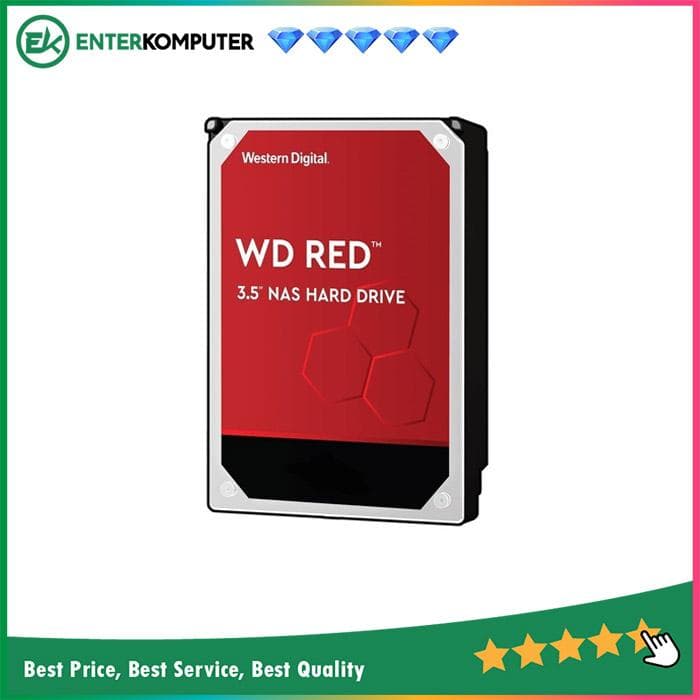WDC 4TB SATA3 256MB - Red Plus - WD40EFPX - Garansi 3 Th (For NAS) - foto 1