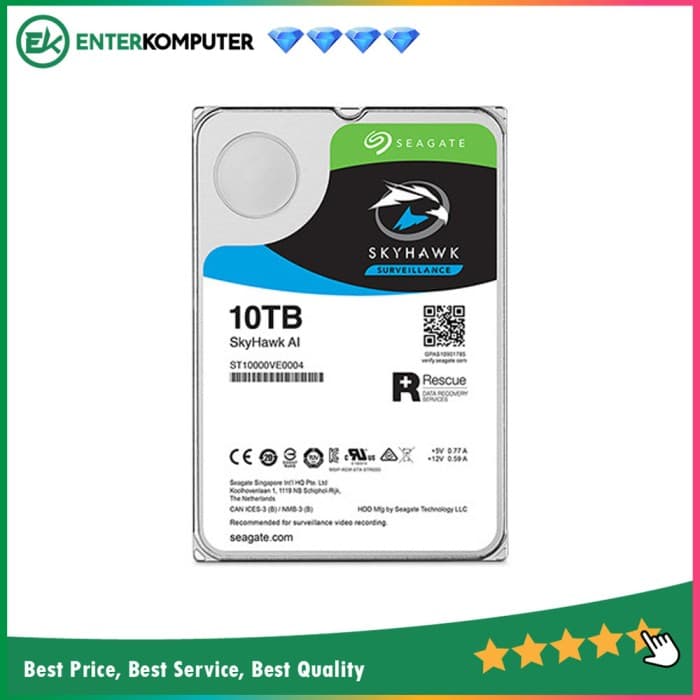 Seagate Surveillance 10TB - SkyHawk AI Series - foto 1