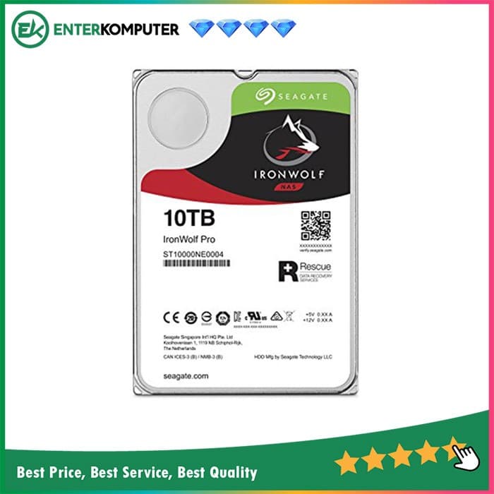 Seagate 10TB For NAS - IronWolf Pro Series - foto 1