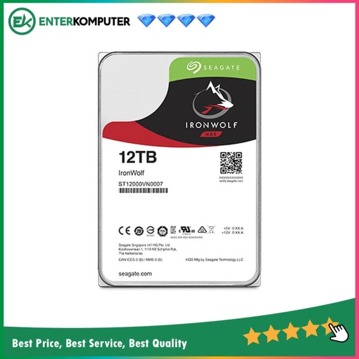 Seagate 12TB For NAS - IronWolf Series - foto 1