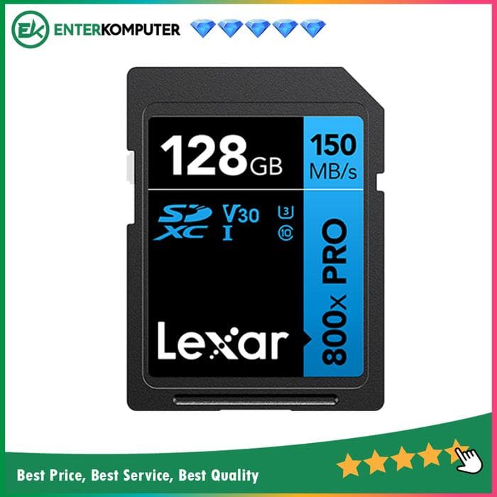 Lexar SDXC High-Performance 800x PRO 128GB Class 10 UHS-I 150MB/s - foto 1