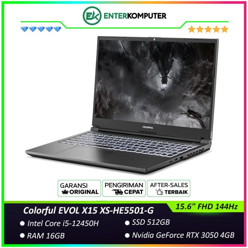 Colorful EVOL X15 XS-HE5501-G - foto 1
