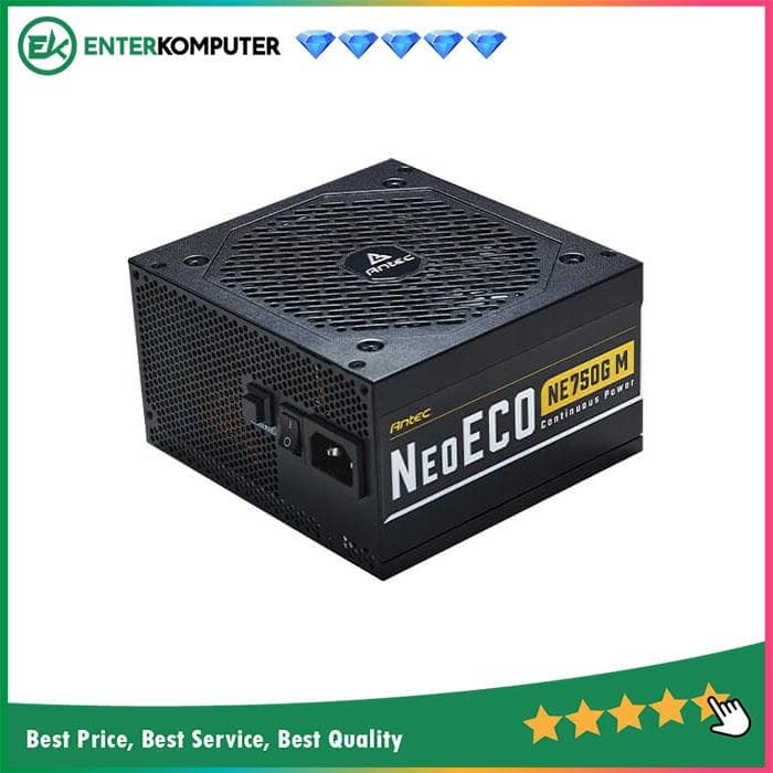 Antec NeoECO Gold Modular 750W - NE750G M - 80+ Gold Certified - Fully Modular - 7 Years Warranty - foto 1