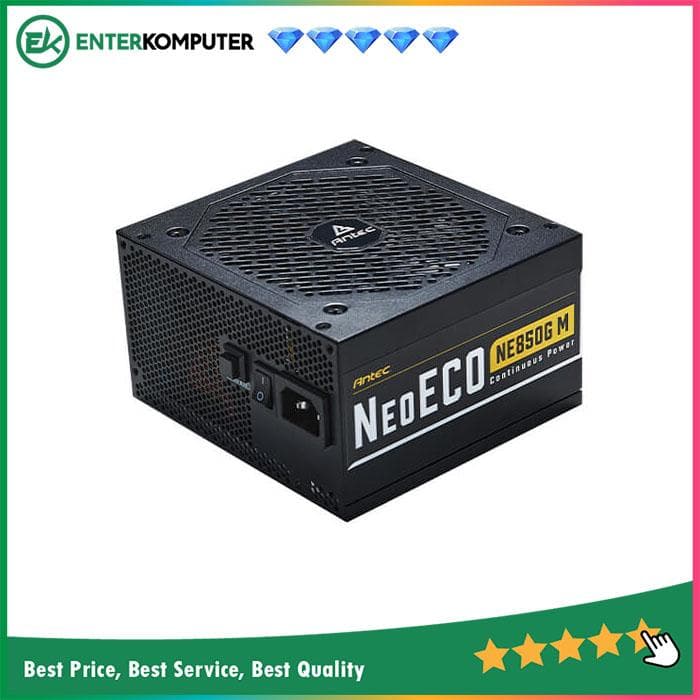 Antec NeoECO Gold Modular 850W - NE850G M - 80+ Gold Certified - Fully Modular - 7 Years Warranty - foto 1