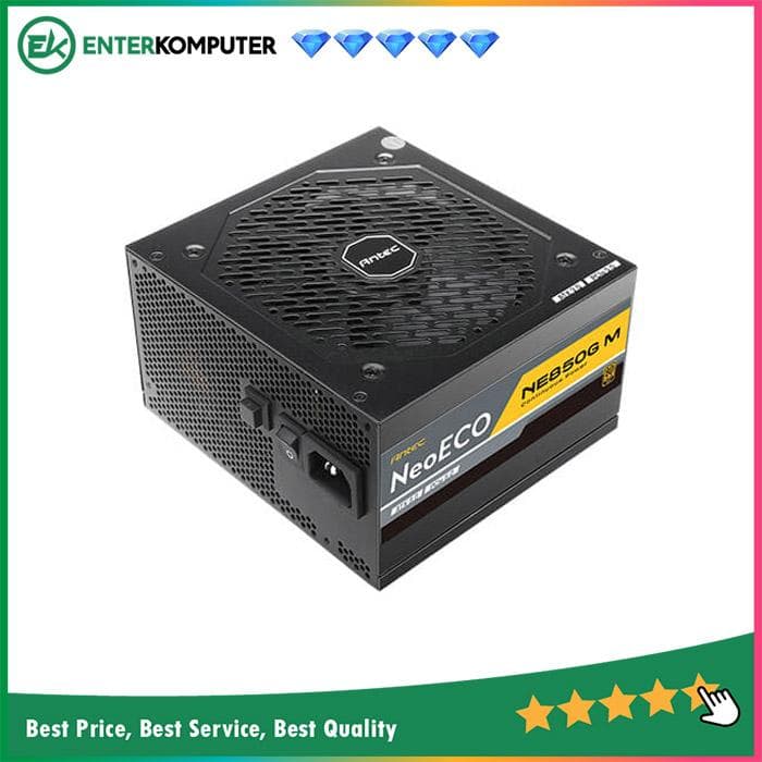 Antec NeoECO Gold Modular 850W - NE850G M ATX 3.0 - PCIe 5.0 Ready - 80+ Gold Certified - Full Modular - 10 Years Warranty - foto 1