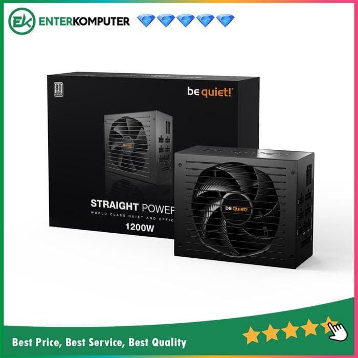 be quiet! STRAIGHT POWER 12 1200W - Fully Modular - ATX 3.0 PCIe 5.0 - 80+ Platinum Certified - 10 Years Warranty - Number 1 PSU in Germany - foto 1