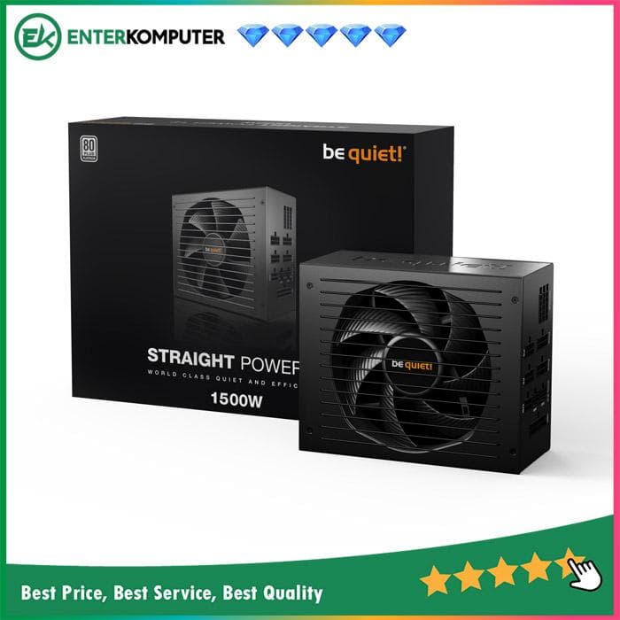 be quiet! STRAIGHT POWER 12 1500W - Fully Modular - ATX 3.0 PCIe 5.0 - 80+ Platinum Certified - 10 Years Warranty - Number 1 PSU in Germany - foto 1