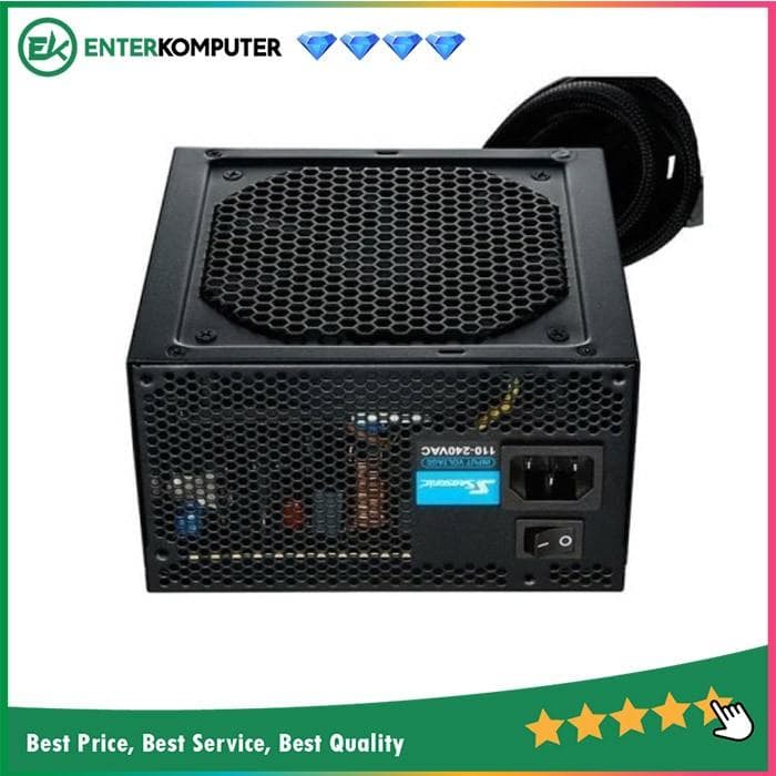 Seasonic S12III-500 500W - 80+ Bronze Certified - 5 Years Warranty Replacement - Retail Box (NO OEM) - foto 1