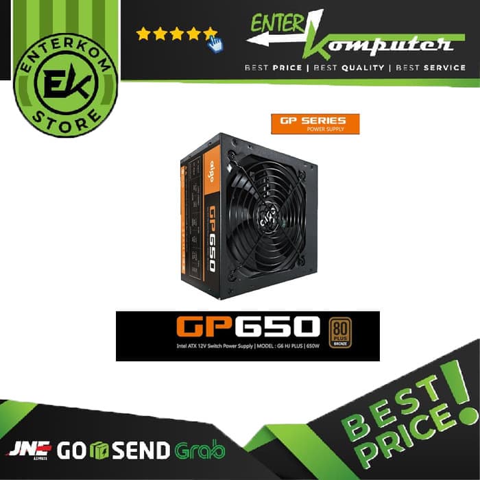Aigo PSU 650W GP-650 - 80+ Bronze Certified - foto 1