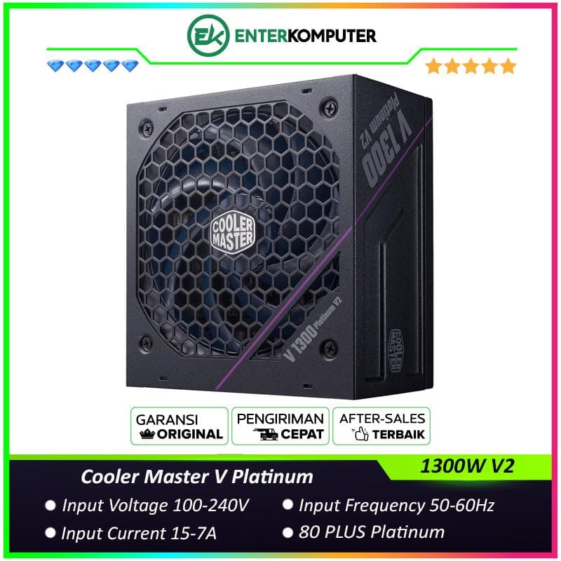 Cooler Master V Platinum 1300W V2 ATX 3.1 80+ Platinum Fully Modular - foto 1