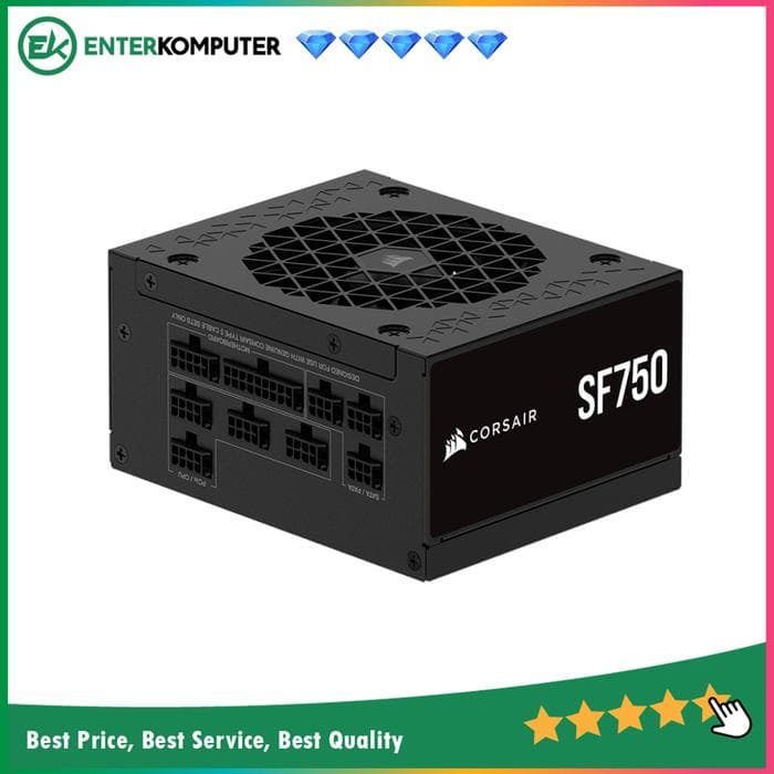 Corsair SF Series 750W ATX 3.1 Certified (PCIe5.1) 80+ Platinum - Fully Modular - foto 1
