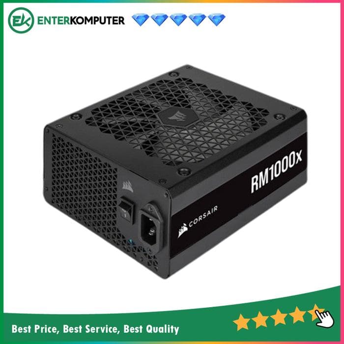 Corsair RMX Series 1000W ATX 3.1 Certified (PCIe5.1) 80+ Gold - Fully Modular - foto 1