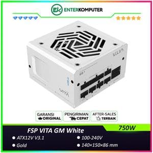 FSP VITA GM White 750W ATX3.1 PCIe 5.1 80+ Gold - Full Modular - foto 1