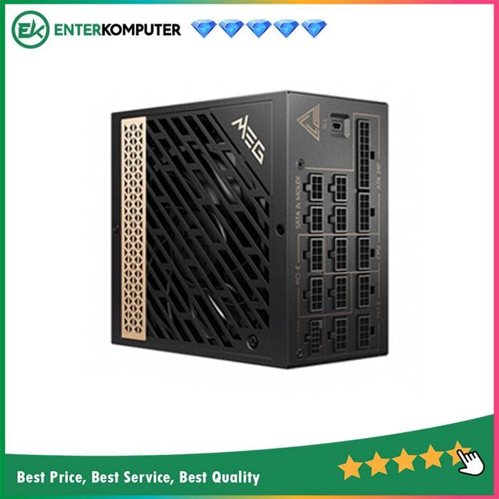 MSI MEG Ai1300P PCIE5 1300W 80 Plus Platinum Full Modular - foto 1