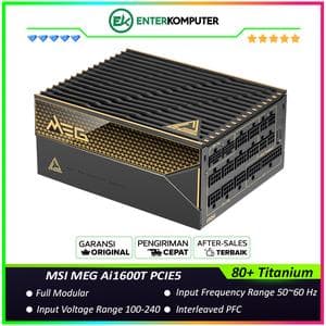 MSI MEG Ai1600T PCIE5 1600W 80 Plus Titanium Full Modular - foto 1