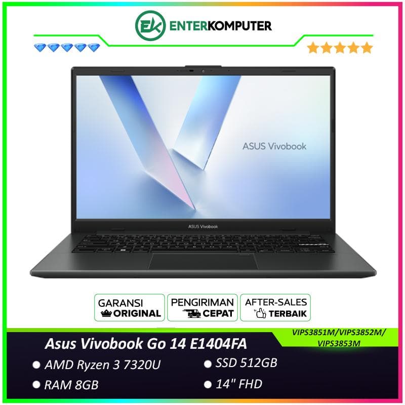 Asus Vivobook Go 14 E1404FA-VIPS3851M/VIPS3852M/VIPS3853M - foto 1