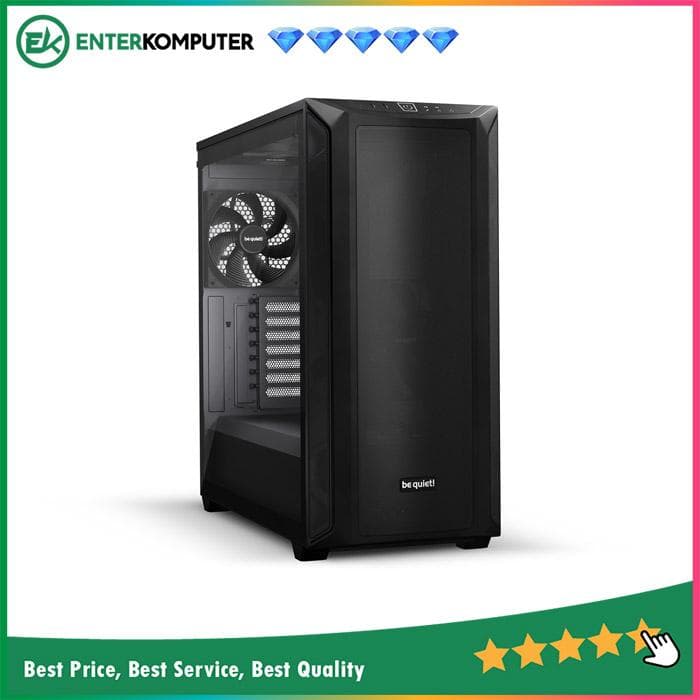 be quiet! Gaming Case SHADOW BASE 800 Black - Side Tempered Glass - FREE 3 PCS Pure Wings 3 140mm PWM fans - Type C 3.2 Ready - foto 1