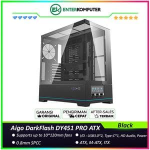 Aigo DarkFlash DY451 PRO ATX Black - foto 1