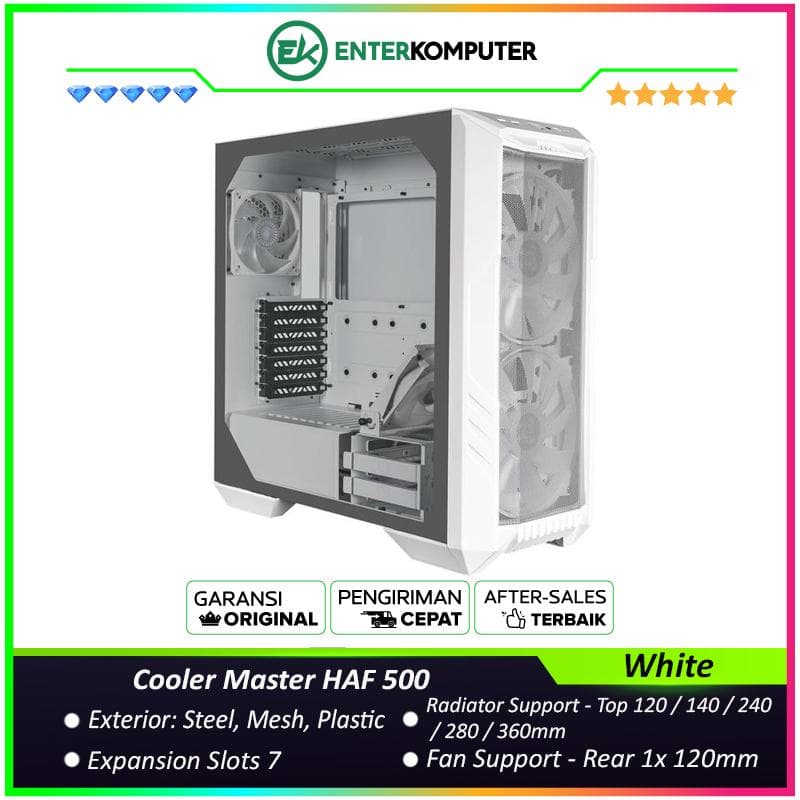 Cooler Master HAF 500 White - foto 1