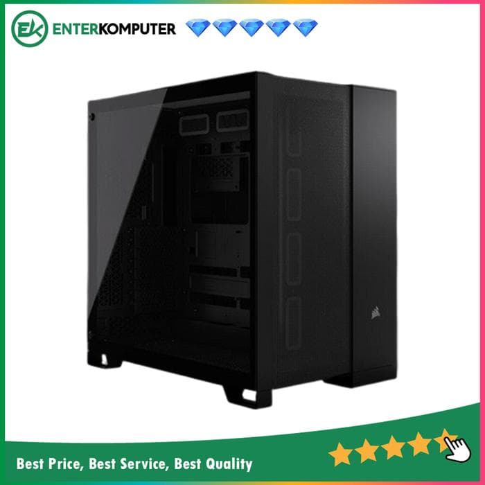 Corsair 6500D AIRFLOW Mid-Tower Dual Chamber Case - Black - foto 1