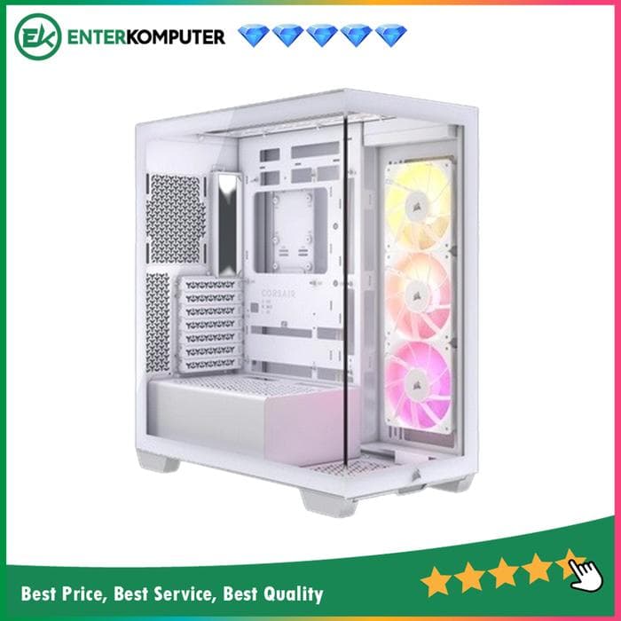 Corsair 3500X ARGB Tempered Glass (White) - foto 1