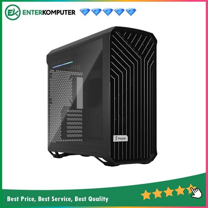 Fractal Torrent Black TG Light Tint - foto 1
