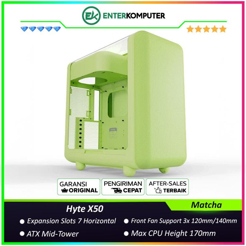 Hyte X50 Matcha Modern - Performance ATX Case - foto 1