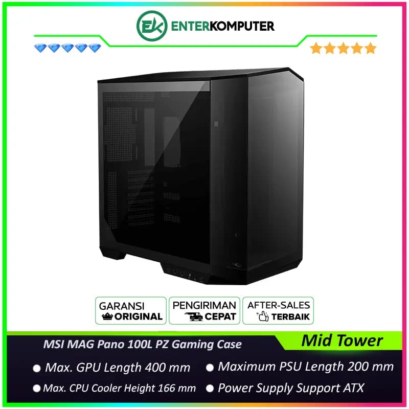 MSI MAG Pano 100L PZ Gaming Case - foto 1