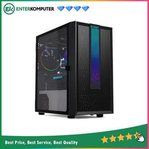 PCCooler Platinum LM200 Mesh Black - Tempered Glass - foto 1