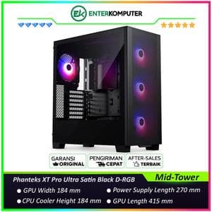 Phanteks XT Pro Ultra Satin Black D-RGB Mid-Tower Case - foto 1