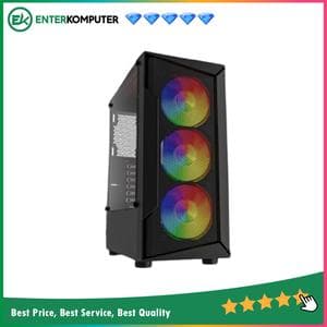 VenomRX ROCKSTAR - ATX Tempered Glass 3x12CM Fixed RGB Fan - foto 1