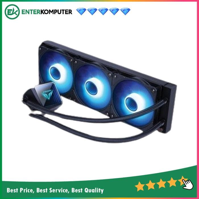 PRIME POLAR 360T V2.0 ARGB Liquid Cooler with Rainbow Effect Pump Head - foto 1
