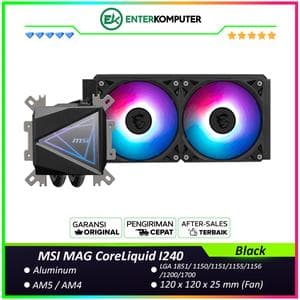 MSI MAG CoreLiquid I240 - Support LGA1700/LGA1851/AM5 - foto 1
