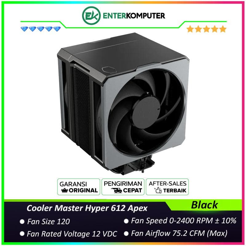 Cooler Master Hyper 612 Apex Black - foto 1