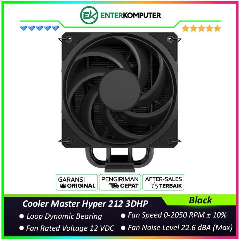 Cooler Master Hyper 212 3DHP Black - foto 1
