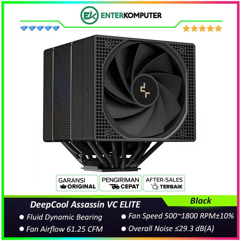 DeepCool Assassin VC ELITE Dual Tower Vapor Chamber Elite CPU Air Cooler - foto 1