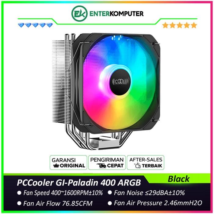 PCCooler GI-Paladin 400 ARGB CPU Cooler - foto 1